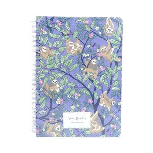 Vera Bradley Hanging Around Purple Mini Spiral Notebook NWT